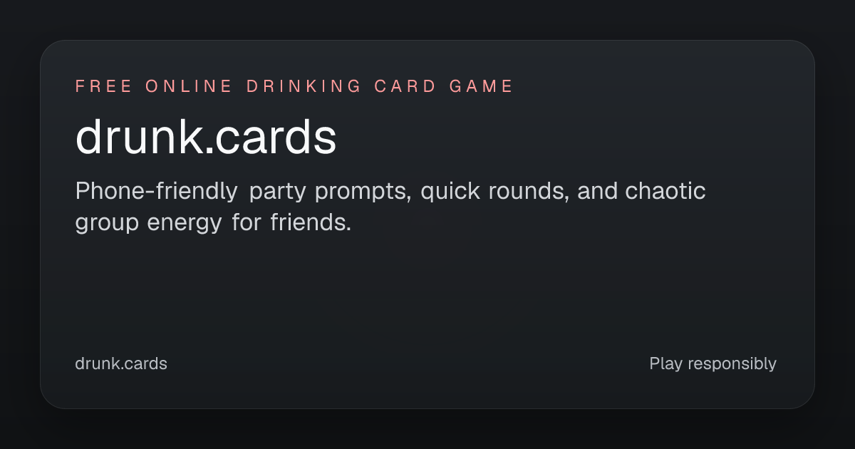 Online Drinking Card Game | drunk.cards